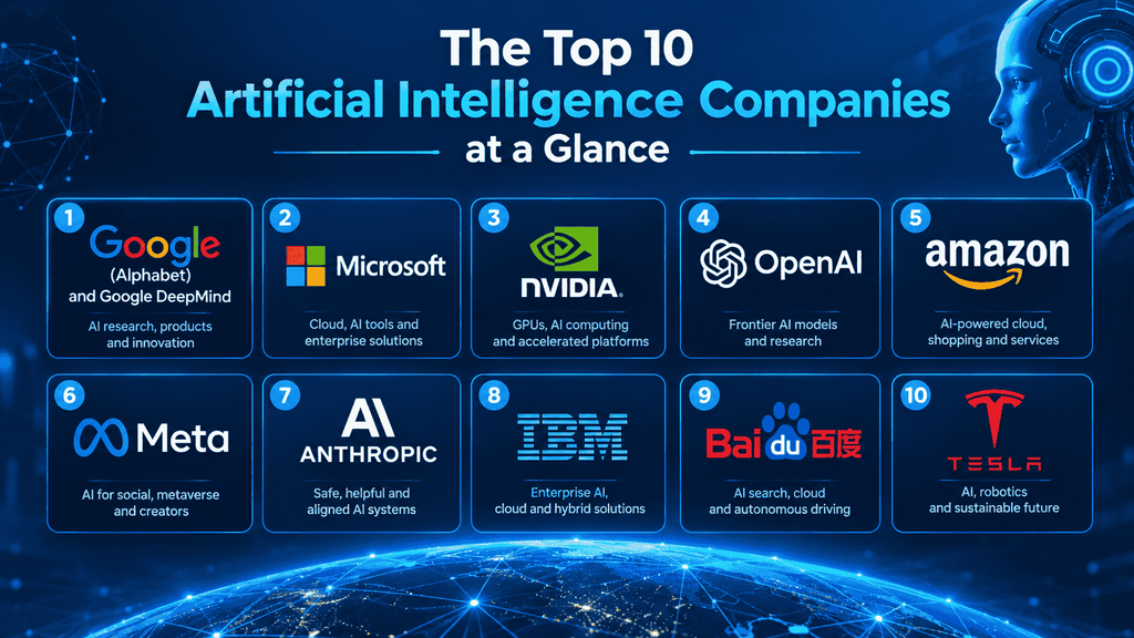 Top 10 Artificial Intelligence Companies
